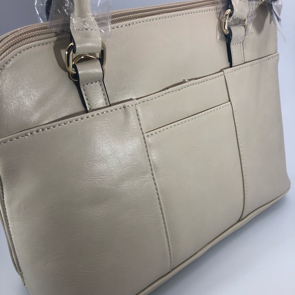 Giani Bernini Satchel / Crossbody - Cream - Picture 3 of 10